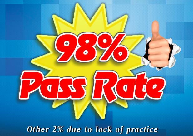 98% Pass Rate