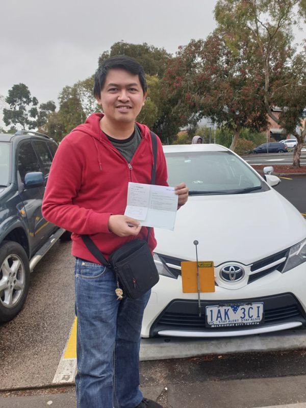 Argel Passes The Driving Test