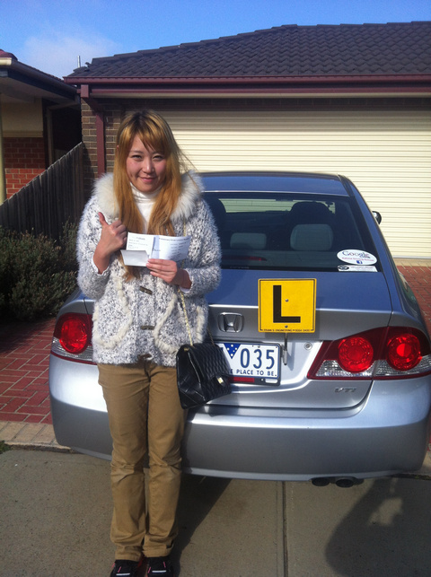 Michelle's New Licence