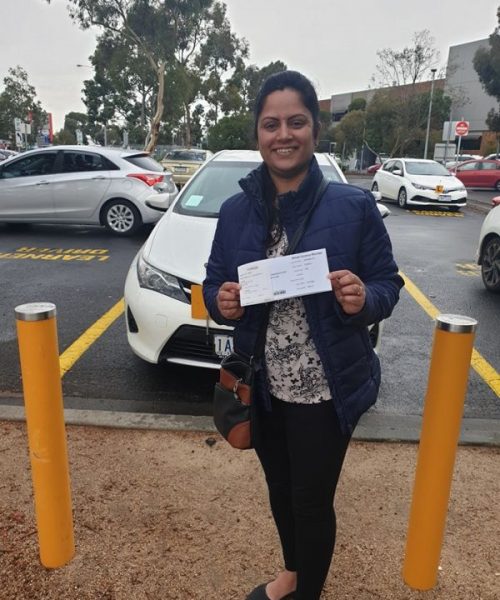 Shiala Passed Her Driving Licence Test