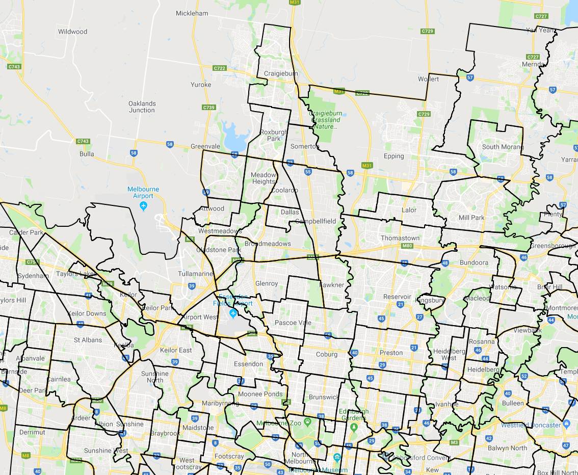Northern Suburbs Driving School Map
